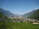 Martigny rhone valley